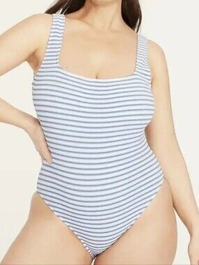 New J. Crew Claudia Scrunchie One-piece Swimsuit Sz 20